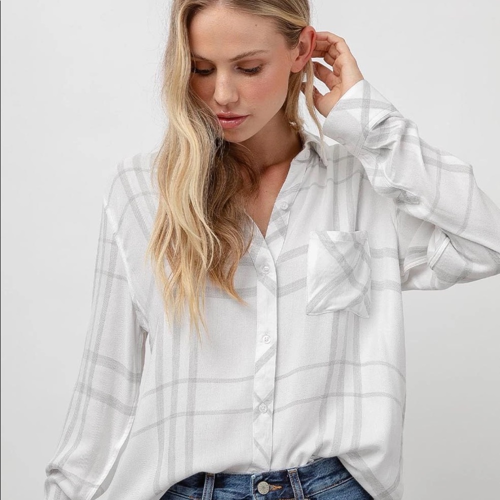 Rails Hunter Top White Fog